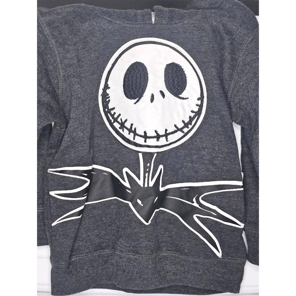 Disney The Nightmare Before Christmas Jack Skellington Unisex Hoodie Size 4 Kids
